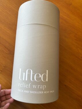 lifted Relief Wrap Neck & Shoulder Heat Pack - Beige brand new never opened